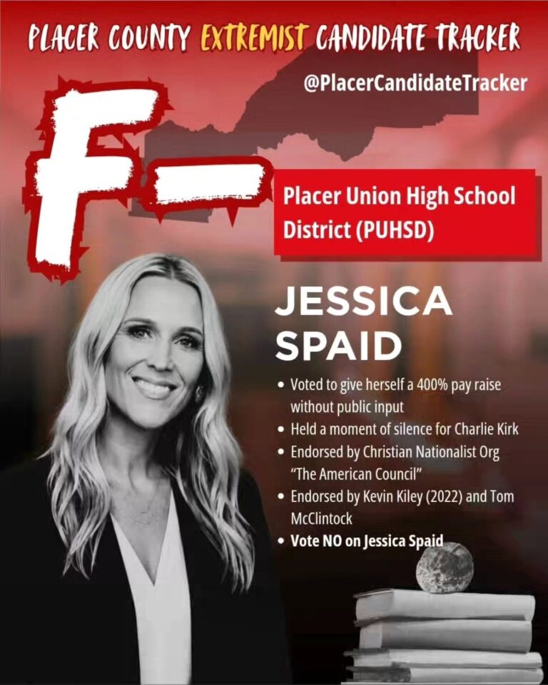 Jessica Spaid Placer Candidate Tracker